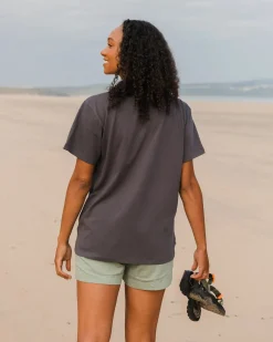 T-Shirts & Tank Tops|Tops & T-Shirts|Passenger Seasonal Recycled Cotton Oversized T-Shirt - Charcoal