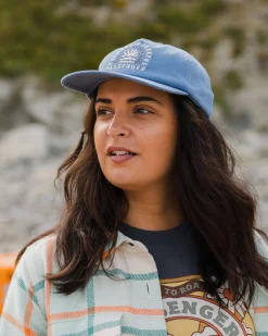 Hats & Caps|Caps & Hats|Passenger Seekers Recycled Cotton Low Profile Hat - Moonlight Blue MoonlightBlue