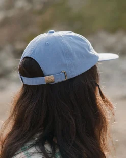 Hats & Caps|Caps & Hats|Passenger Seekers Recycled Cotton Low Profile Hat - Moonlight Blue MoonlightBlue