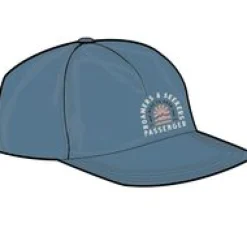 Hats & Caps|Caps & Hats|Passenger Seekers Recycled Cotton Low Profile Hat - Moonlight Blue MoonlightBlue