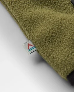 Fleece|Fleece|Passenger Set Off Recycled Polar Hooded Fleece - Black/Khaki Green Black/KhakiGreen