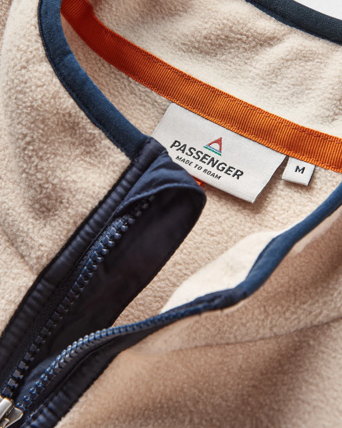 Fleece|Fleece|Passenger Set Off Recycled Polar Quarter Zip Fleece - Oatmeal