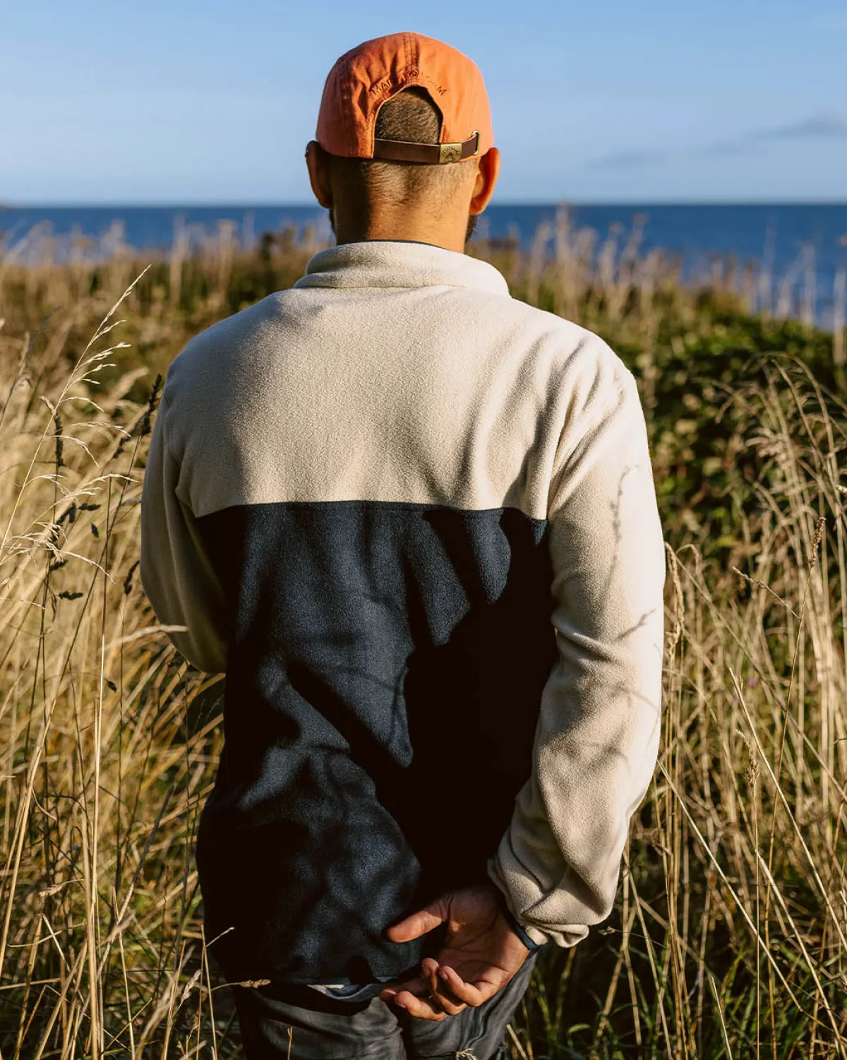 Fleece|Fleece|Passenger Set Off Recycled Polar Quarter Zip Fleece - Oatmeal