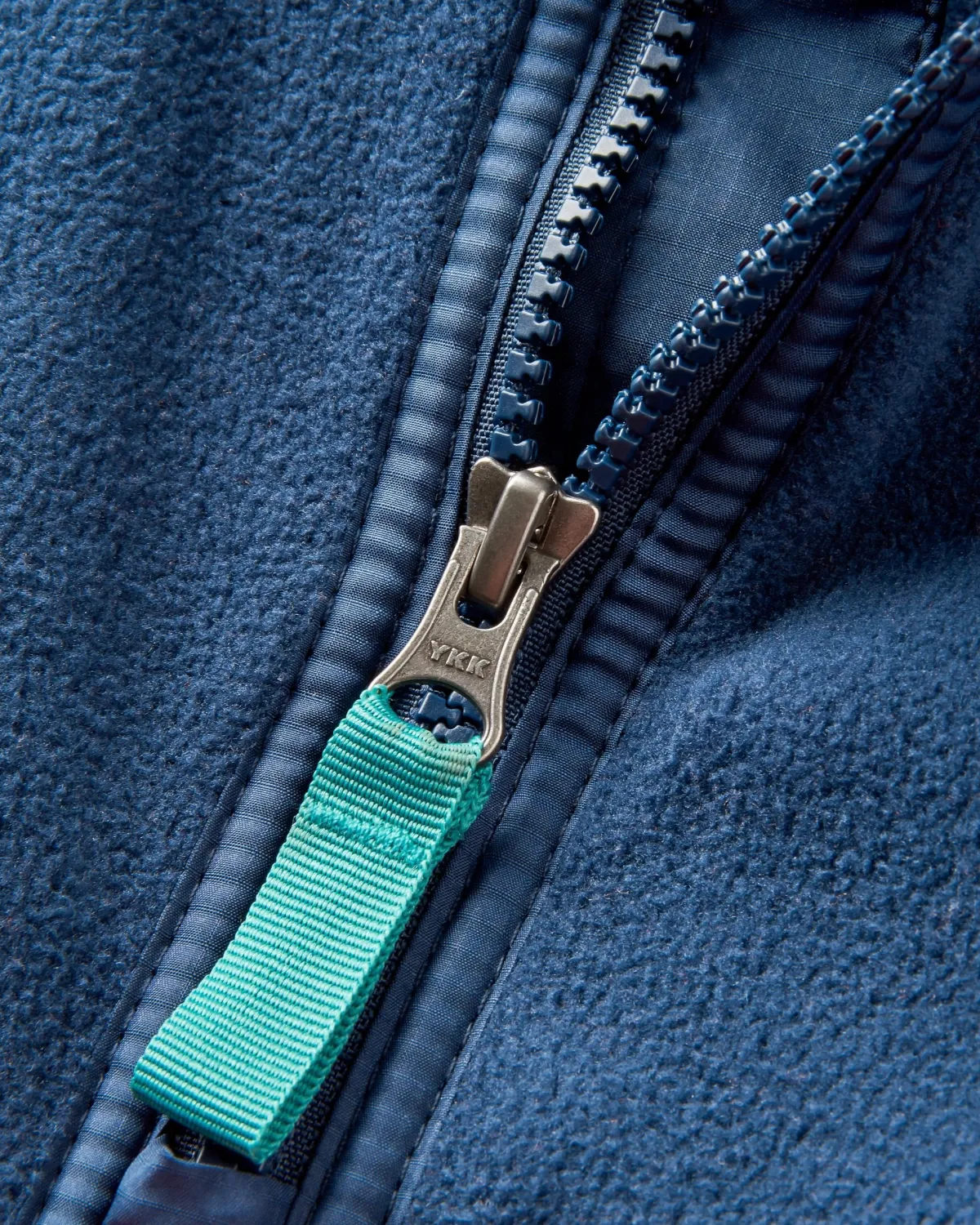 Fleece|Fleece|Passenger Set Off Recycled Polar Quarter Zip Fleece - Rich Navy/ Burnt Orange RichNavy/BurntOrange