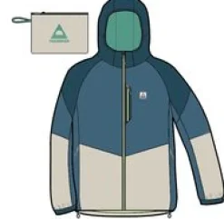 Jackets|Outdoor Active|Passenger Shasta Lightweight Women's Recycled Thermore Insulated Jacket - Tidal Blue/Blue Steel/Birch TidalBlue/BlueSteel/Birch