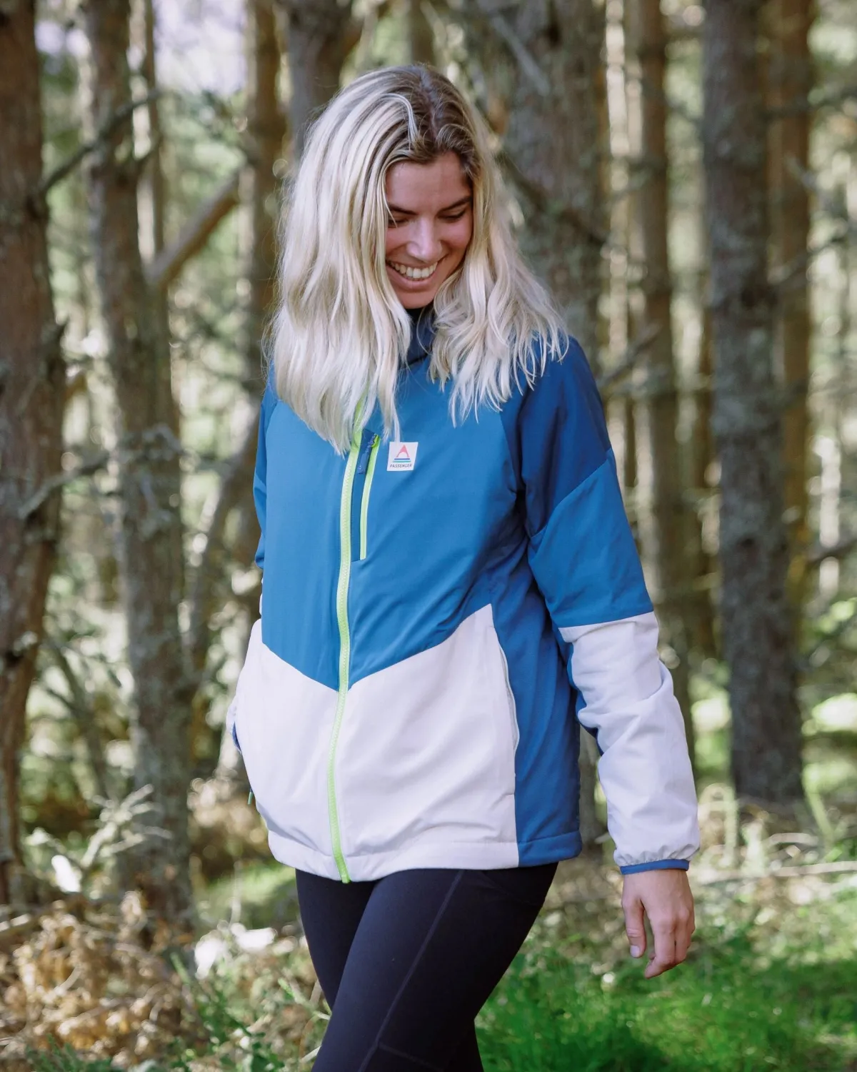 Jackets|Outdoor Active|Passenger Shasta Lightweight Women's Recycled Thermore Insulated Jacket - Tidal Blue/Blue Steel/Birch TidalBlue/BlueSteel/Birch