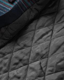 Shirts|Shirts|Passenger Sherwood Check Hooded Shirt Jacket - Black Stripe BlackStripe