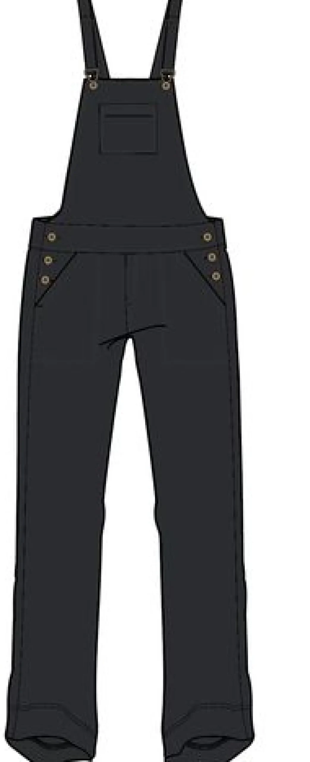 Overalls & Pants|Passenger Shuffle Organic Cotton Overalls - Black