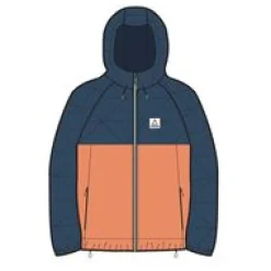 Insulated|Outdoor Active|Passenger Singletrack Recycled Thermore® Insulated Jacket - Dark Denim/ Apricot DarkDenim/Apricot