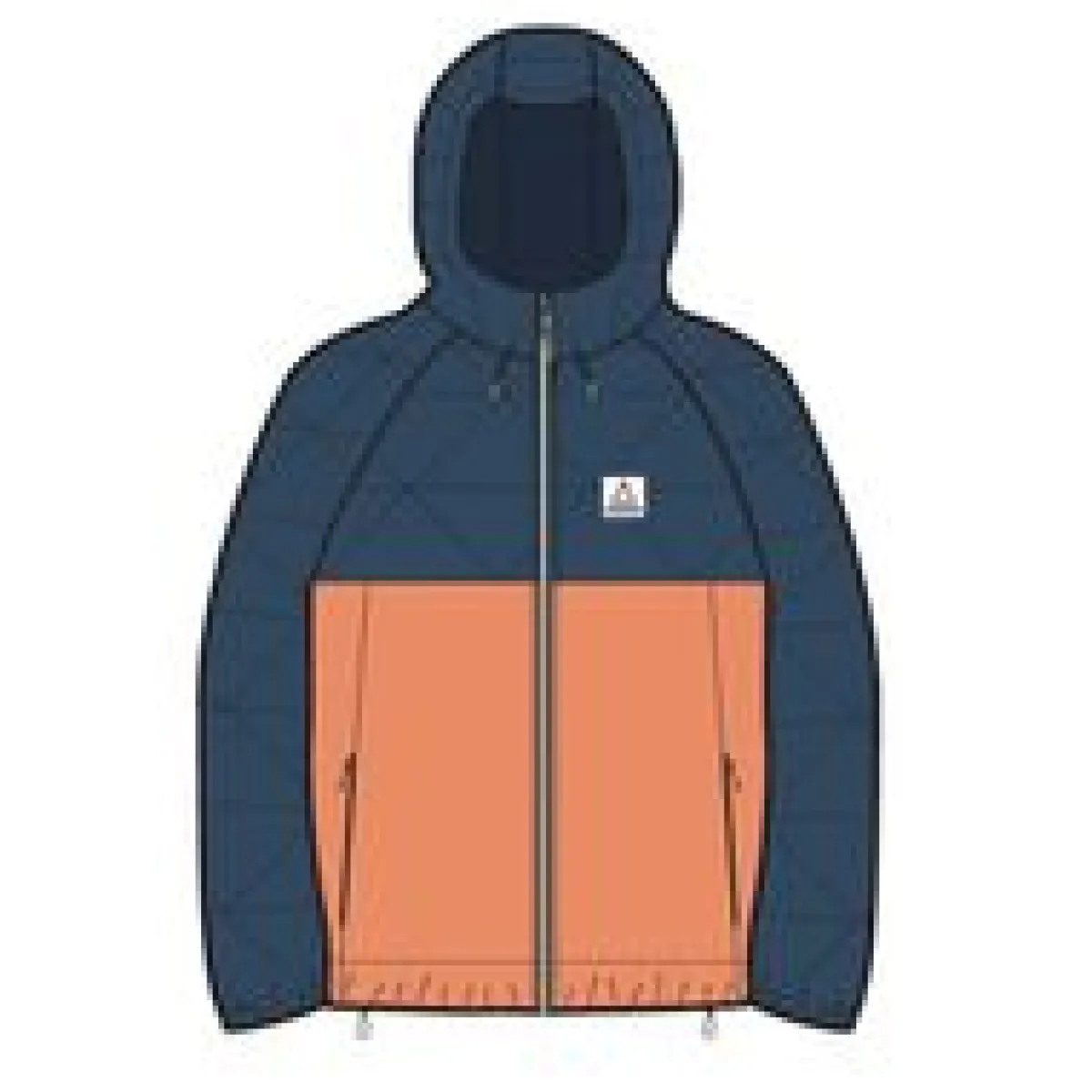 Insulated|Outdoor Active|Passenger Singletrack Recycled Thermore® Insulated Jacket - Dark Denim/ Apricot DarkDenim/Apricot