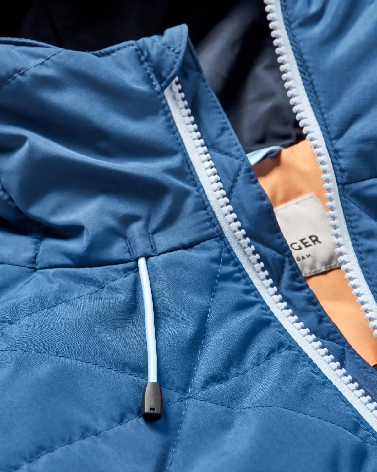 Insulated|Outdoor Active|Passenger Singletrack Recycled Thermore® Insulated Jacket - Dark Denim/ Apricot DarkDenim/Apricot