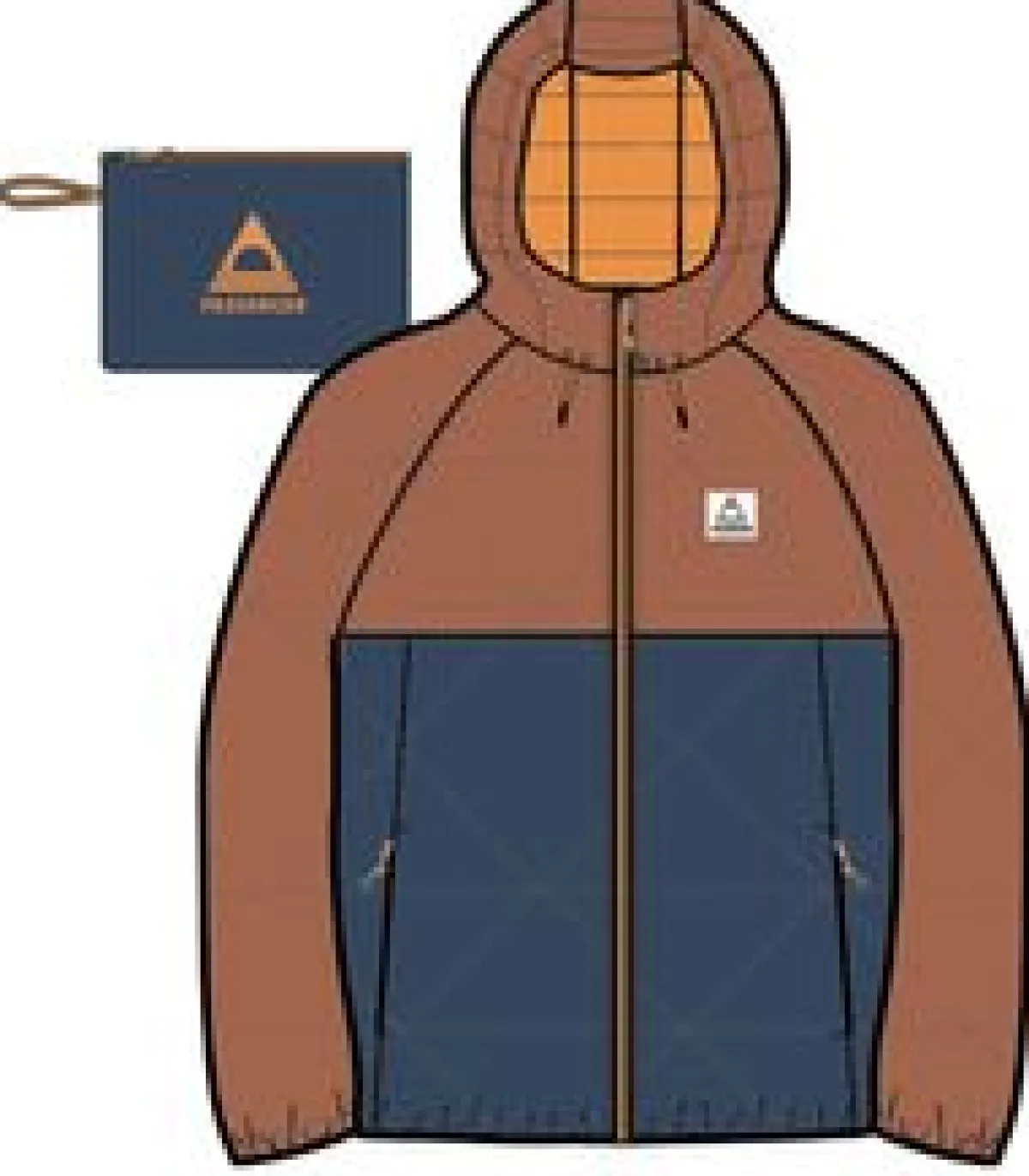 Outdoor Active|Jackets|Passenger Singletrack Recycled Thermore Insulated Jacket - Burnt Orange BurntOrange