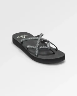 Footwear|Flip Flops & Sandals|Passenger Siren Sandal - Trail Monochrome TrailMonochrome