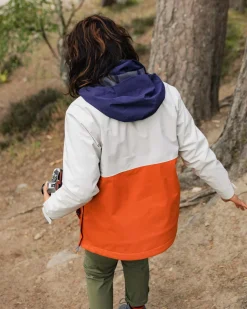 Outdoor Active|Tops|Passenger Skyline Recycled Water Resistant Pullover - Burnt Orange/Birch BurntOrange/Birch