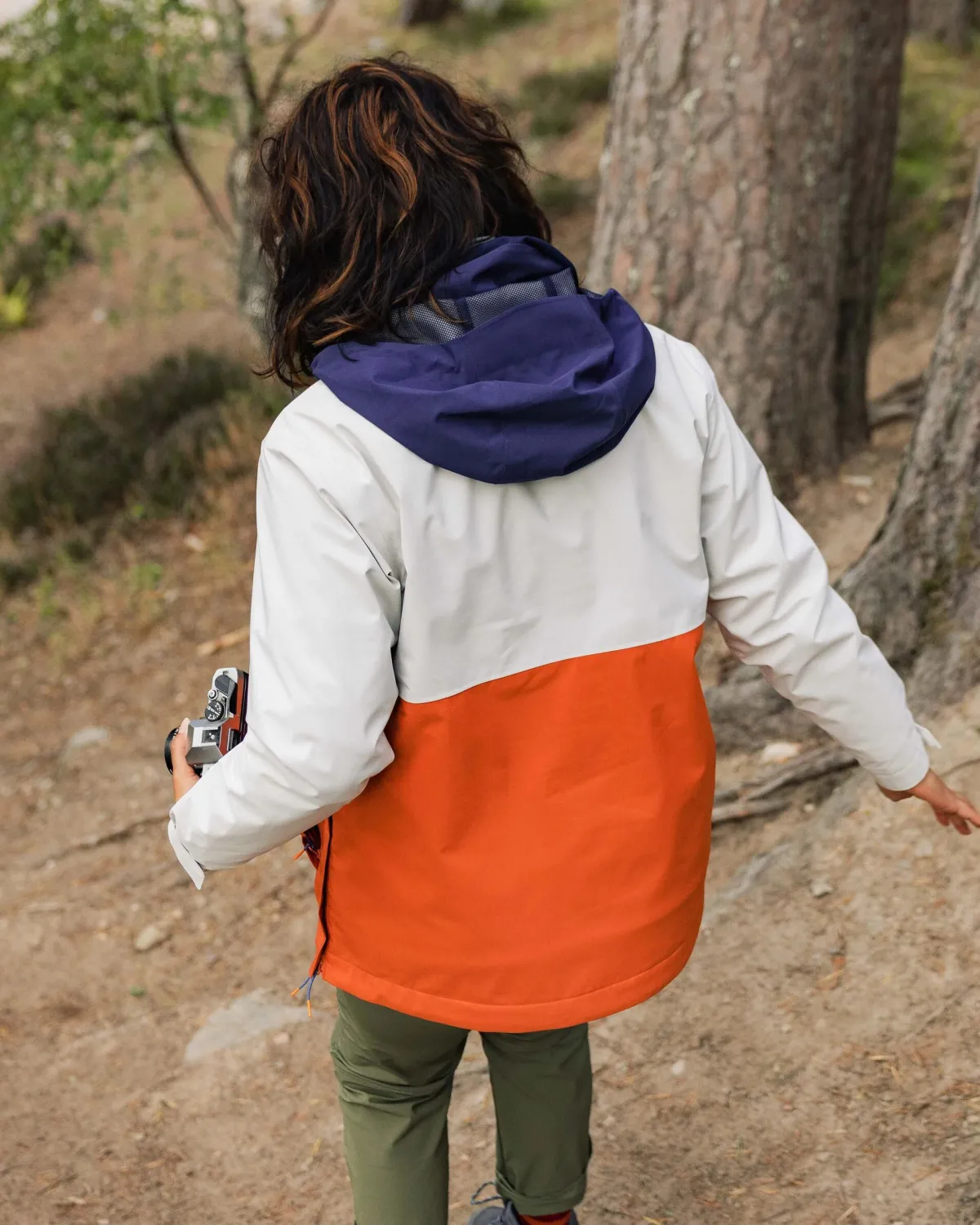 Outdoor Active|Tops|Passenger Skyline Recycled Water Resistant Pullover - Burnt Orange/Birch BurntOrange/Birch