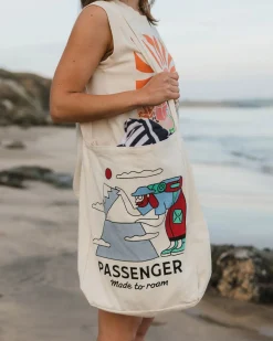 Tote Bags|Passenger Sneaky Peak Organic Cotton Tote Bag - Multi - Passenger