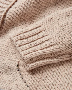 Knitwear|Sweaters|Passenger Snoozle Recycled Knitted Hooded Sweater - Oatmeal