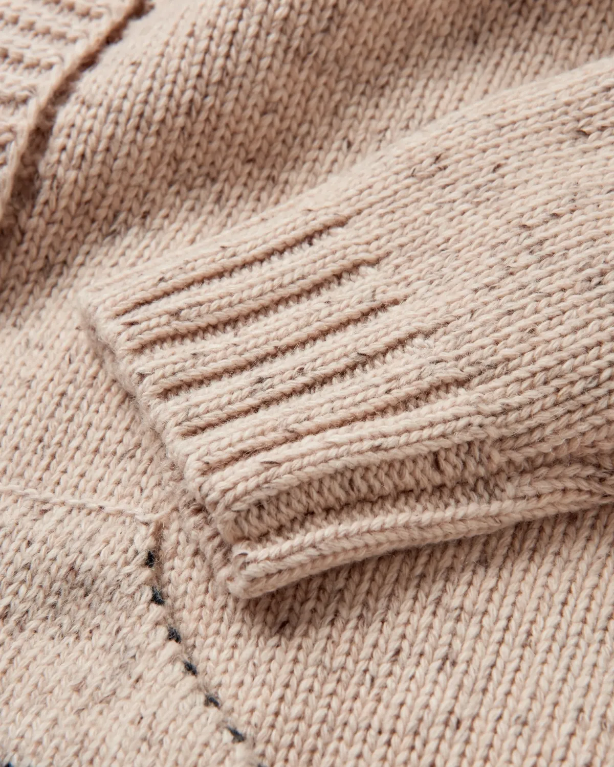 Knitwear|Sweaters|Passenger Snoozle Recycled Knitted Hooded Sweater - Oatmeal