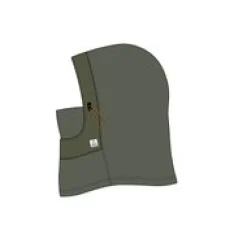 Neckwear|Neckwear & Snoods|Passenger Snow Lodge Recycled Polar Fleece Hood - Khaki Green KhakiGreen