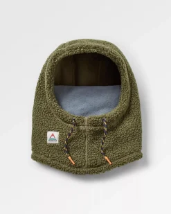 Beanies|Beanies|Passenger Snowdrift Recycled Fleece Hood - Khaki Green KhakiGreen