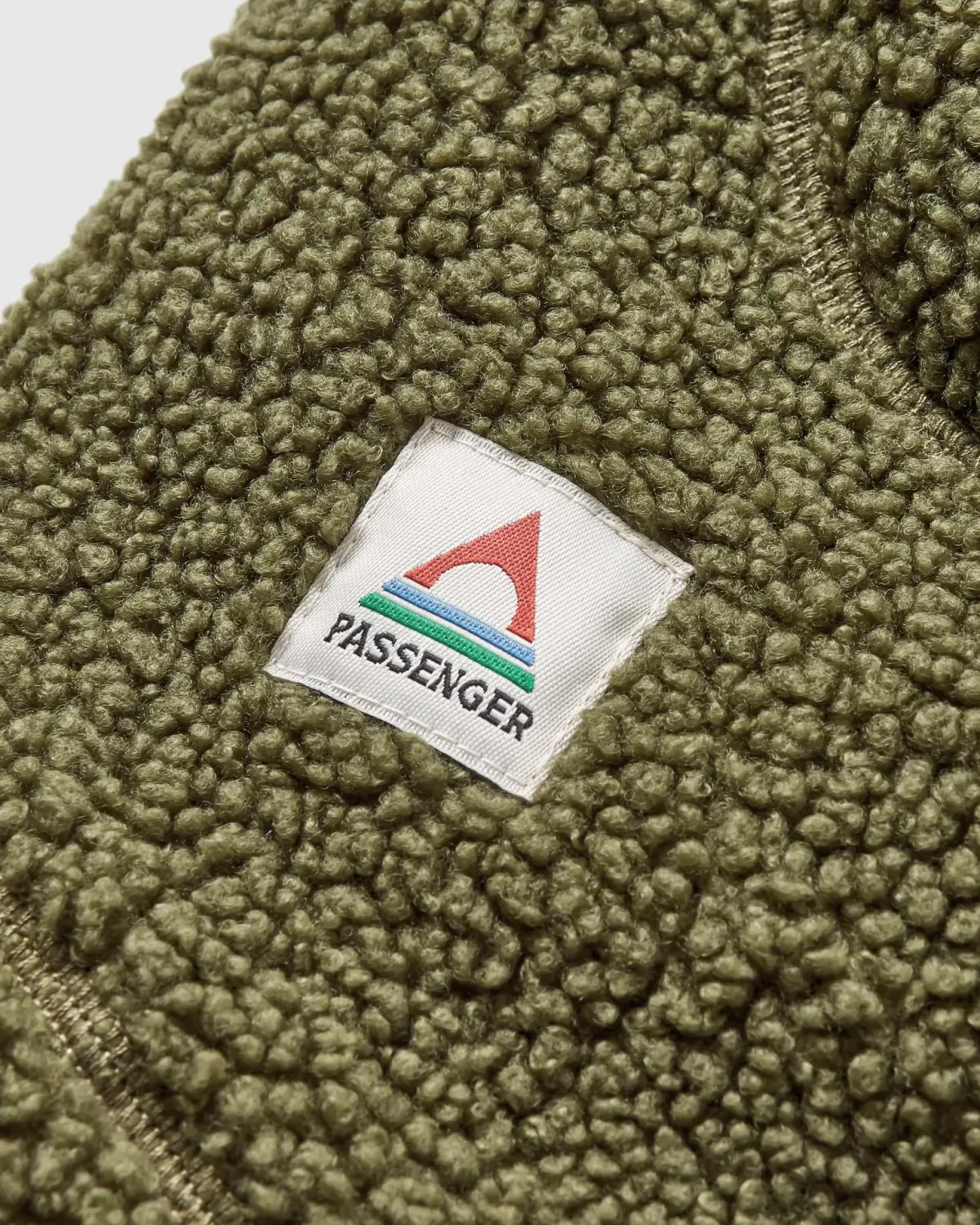 Beanies|Beanies|Passenger Snowdrift Recycled Fleece Hood - Khaki Green KhakiGreen