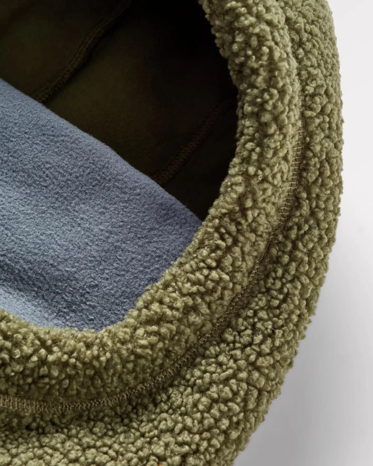 Beanies|Beanies|Passenger Snowdrift Recycled Fleece Hood - Khaki Green KhakiGreen