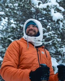 Neckwear & Snoods|Beanies|Passenger Snowdrift Recycled Polar Fleece Hood - Birch