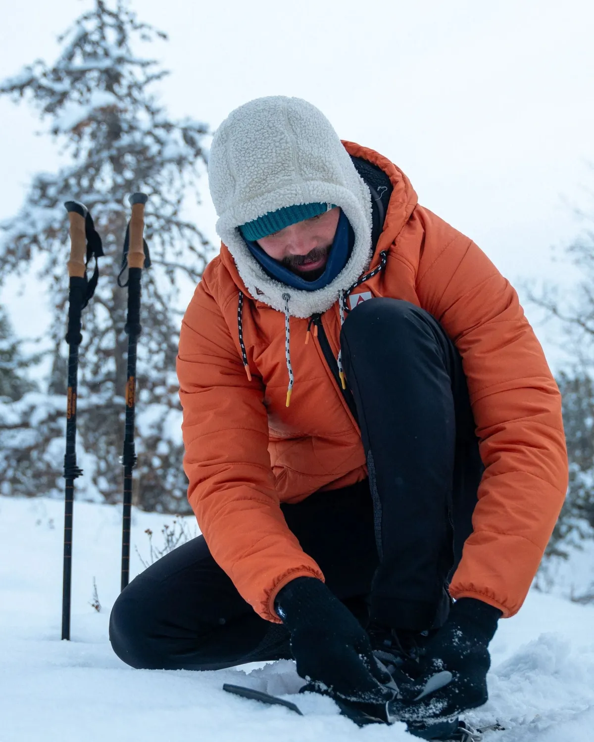 Neckwear & Snoods|Beanies|Passenger Snowdrift Recycled Polar Fleece Hood - Birch
