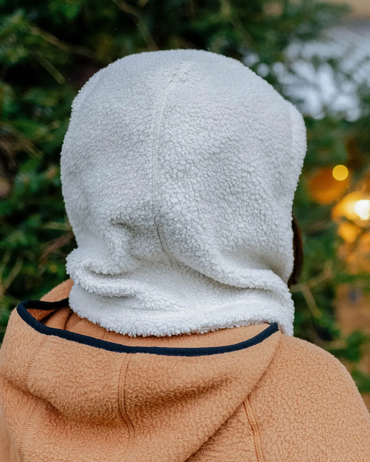 Neckwear & Snoods|Beanies|Passenger Snowdrift Recycled Polar Fleece Hood - Birch