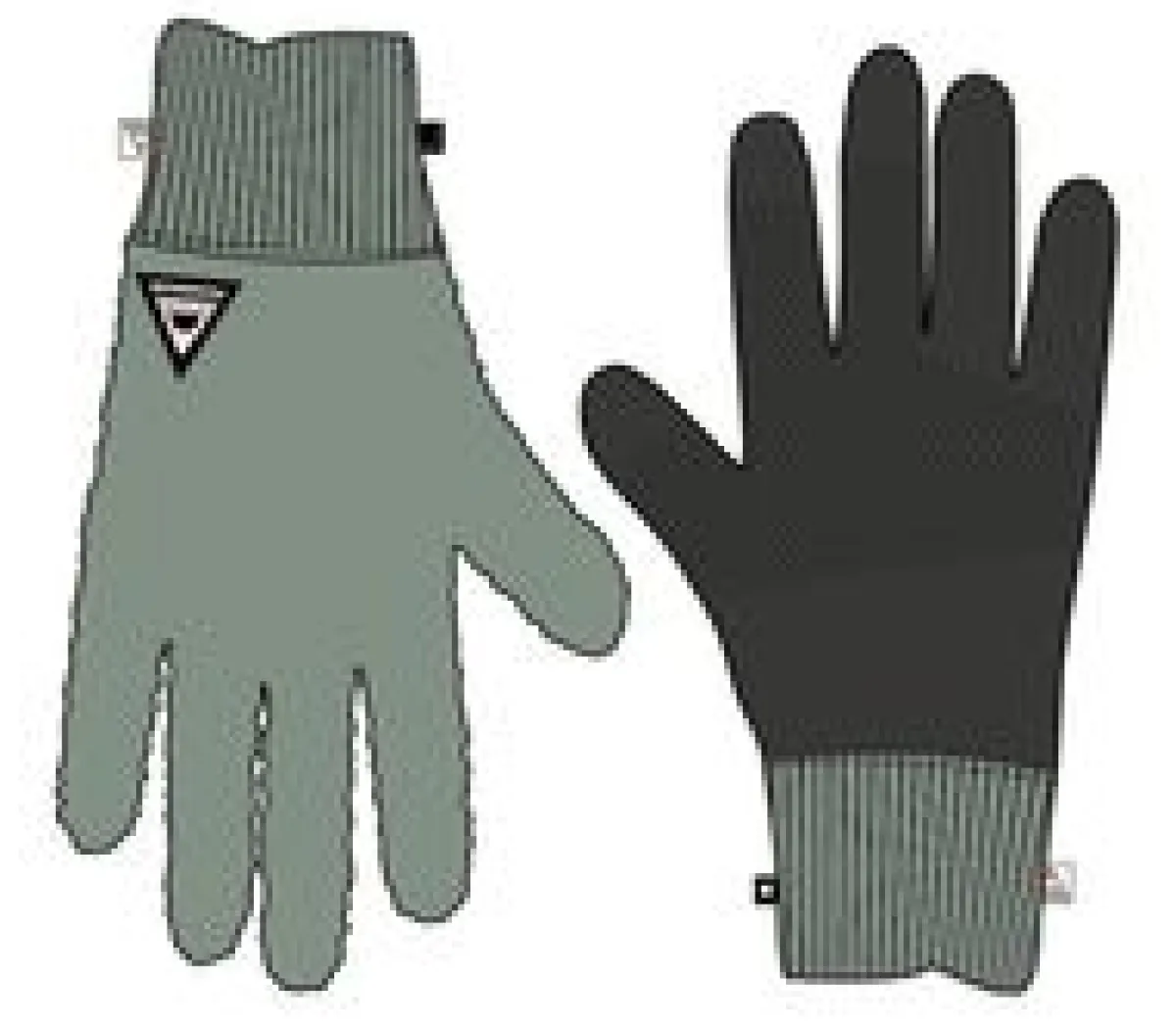 Gloves|Passenger Snowfall 2.0 Recycled Sherpa Gloves - Pistachio