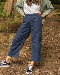 Pants|Passenger Someday 2.0 Organic Corduroy Crop Pants - Dark Denim DarkDenim