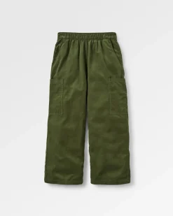 Pants|Overalls & Pants|Passenger Someday Organic Cotton Corduroy Cropped Pant - Fir Tree FirTree