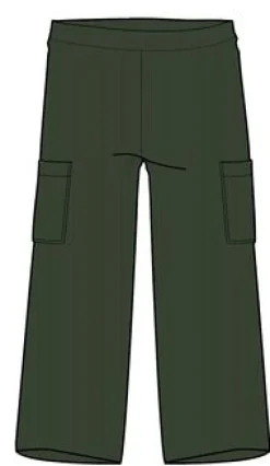 Pants|Overalls & Pants|Passenger Someday Organic Cotton Corduroy Cropped Pant - Fir Tree FirTree