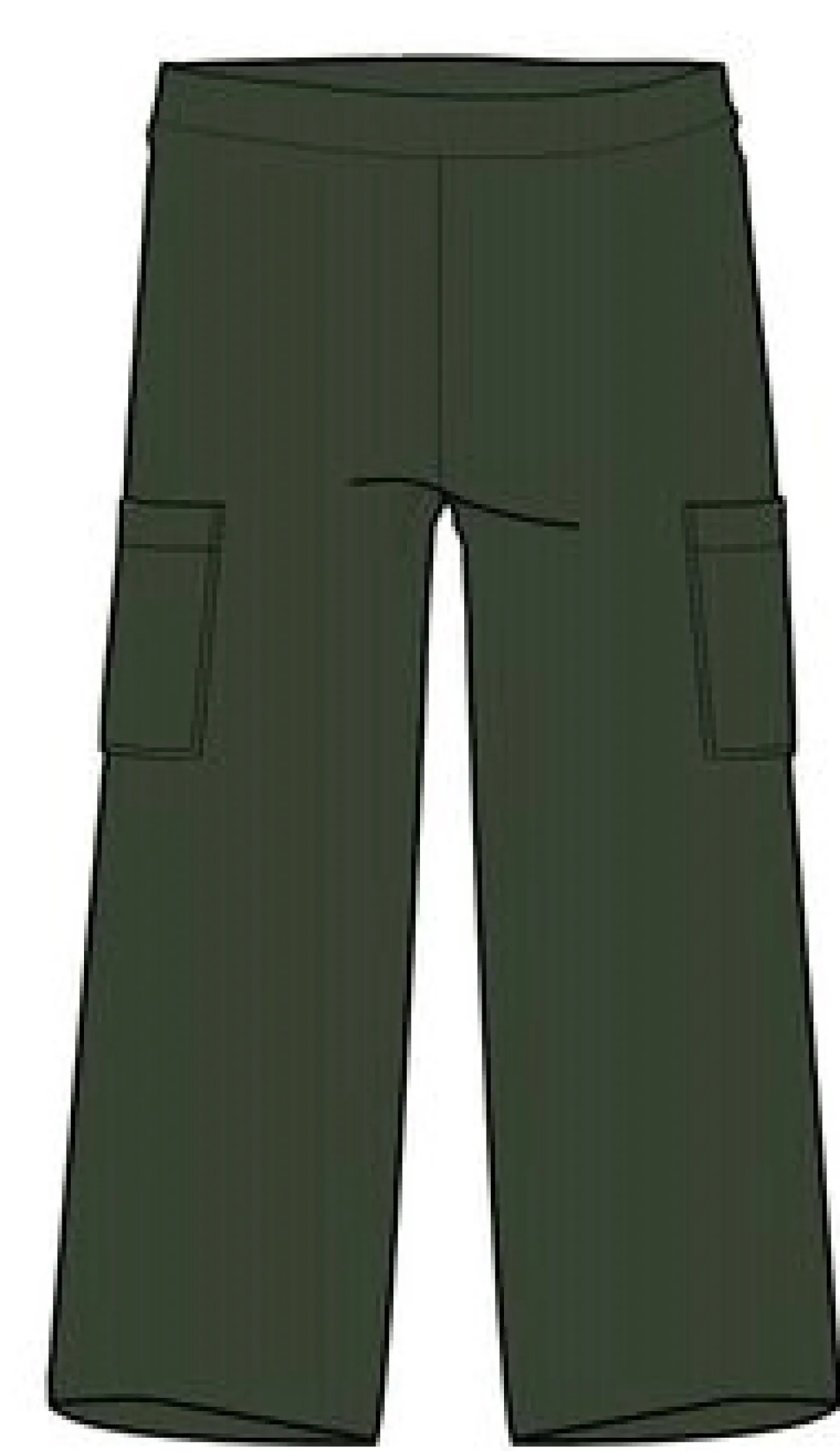 Pants|Overalls & Pants|Passenger Someday Organic Cotton Corduroy Cropped Pant - Fir Tree FirTree