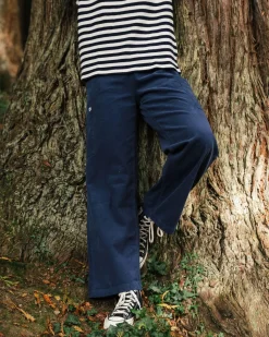 Pants|Overalls & Pants|Passenger Someday Organic Cotton Corduroy Pant - Dark Denim DarkDenim