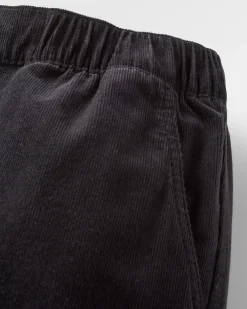Pants|Overalls & Pants|Passenger Someday Organic Cotton Corduroy Cropped Pant - Black