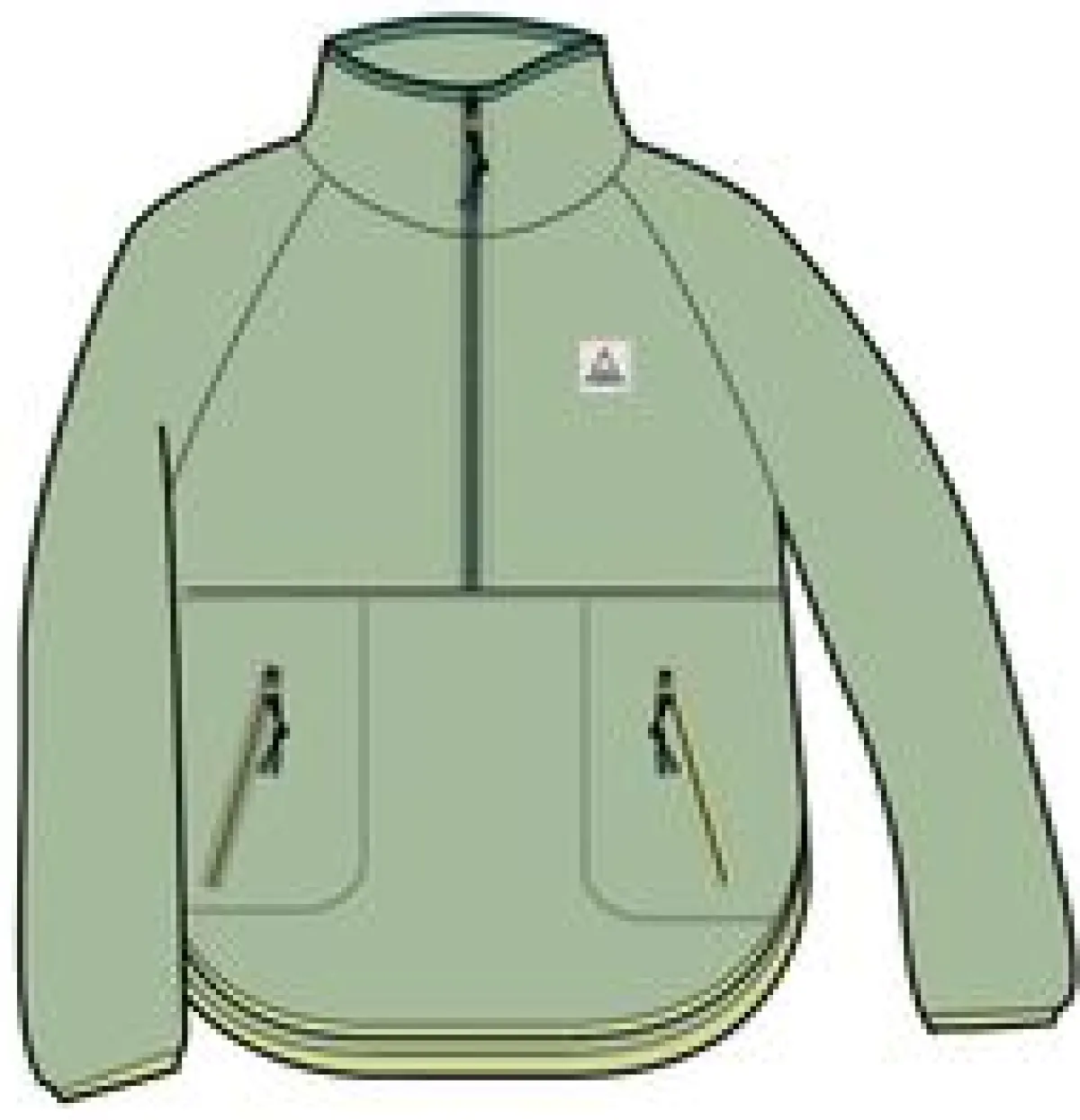 Fleece|Fleece|Passenger Sorrel Recycled Polar Fleece - Green Fig GreenFig