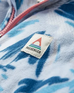 Fleece|Fleece|Passenger Sorrel Recycled Polar Fleece - Abstract Mountain Blue Fog AbstractMountainBlueFog