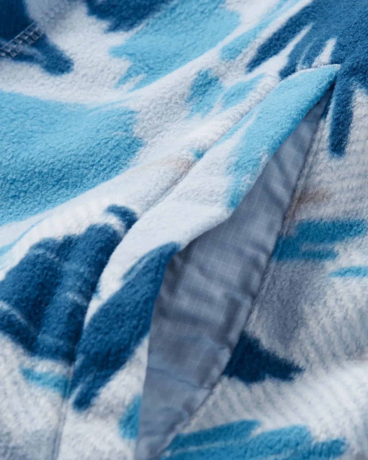 Fleece|Fleece|Passenger Sorrel Recycled Polar Fleece - Abstract Mountain Blue Fog AbstractMountainBlueFog