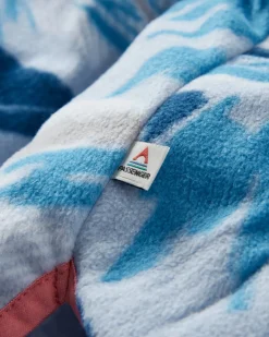 Fleece|Fleece|Passenger Sorrel Recycled Polar Fleece - Abstract Mountain Blue Fog AbstractMountainBlueFog