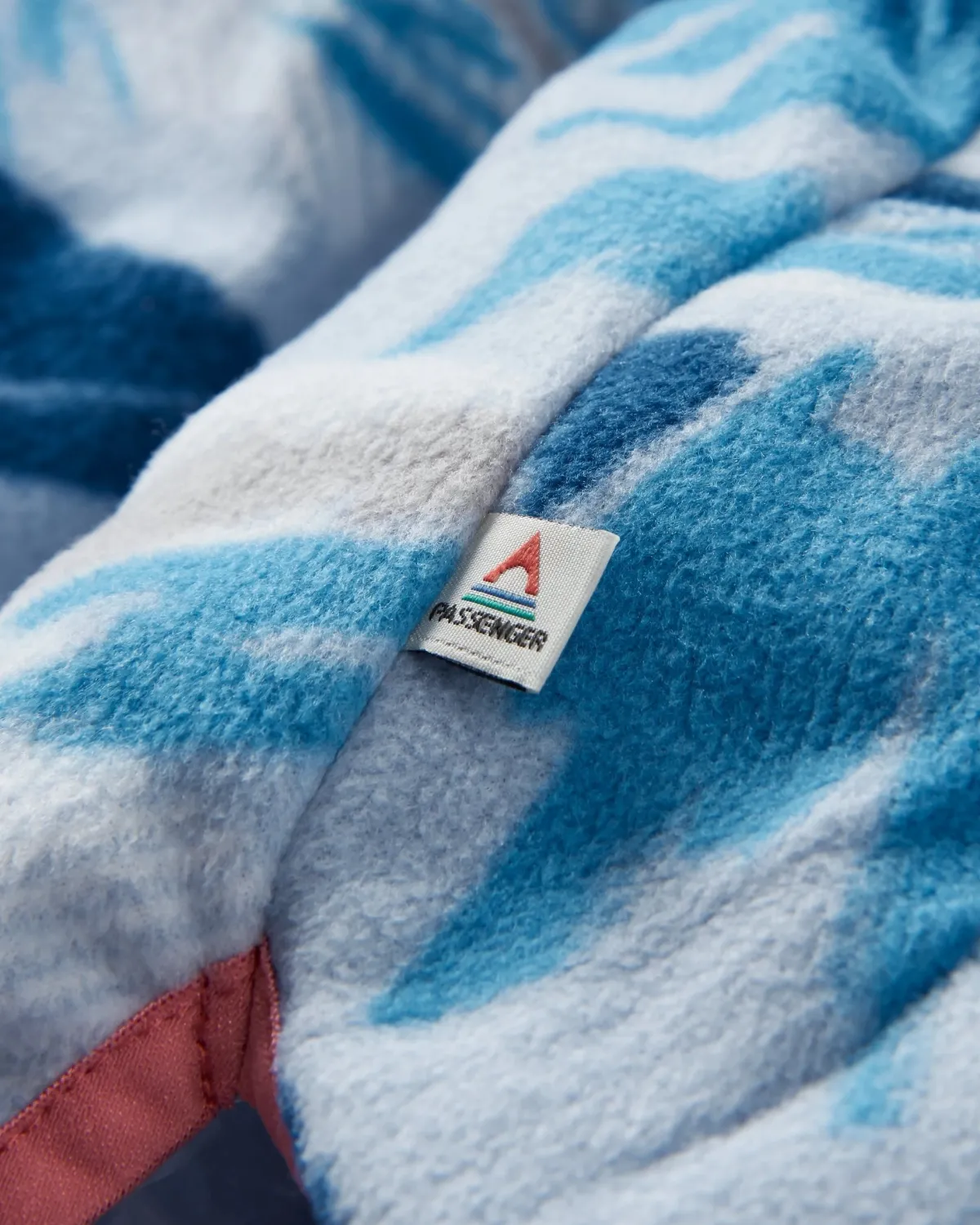 Fleece|Fleece|Passenger Sorrel Recycled Polar Fleece - Abstract Mountain Blue Fog AbstractMountainBlueFog
