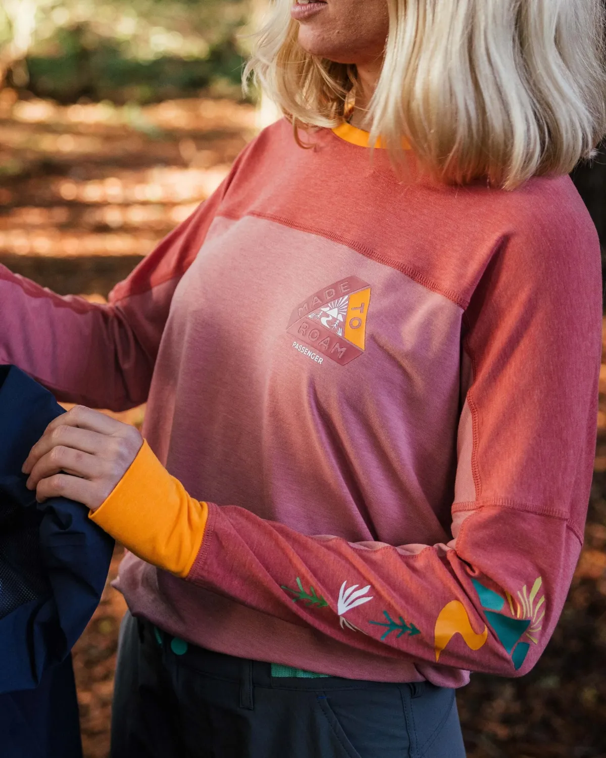 Outdoor Active|T-Shirts & Tank Tops|Passenger Sorrento Recycled Active Long Sleeve T-Shirt - Dusty Rose DustyRose