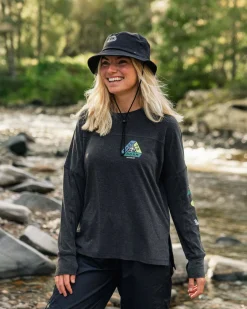 Tops|Outdoor Active|Passenger Sorrento Recycled Active Long Sleeve T-Shirt - Black