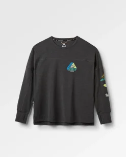 Tops|Outdoor Active|Passenger Sorrento Recycled Active Long Sleeve T-Shirt - Black