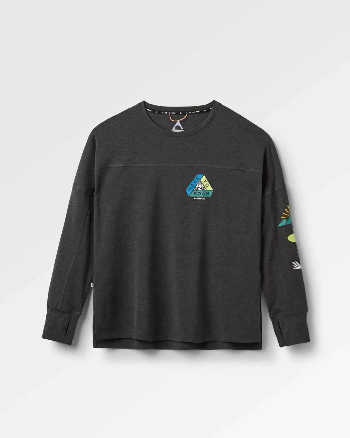 Tops|Outdoor Active|Passenger Sorrento Recycled Active Long Sleeve T-Shirt - Black