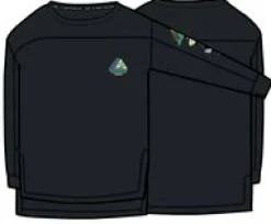 Tops|Outdoor Active|Passenger Sorrento Recycled Active Long Sleeve T-Shirt - Black