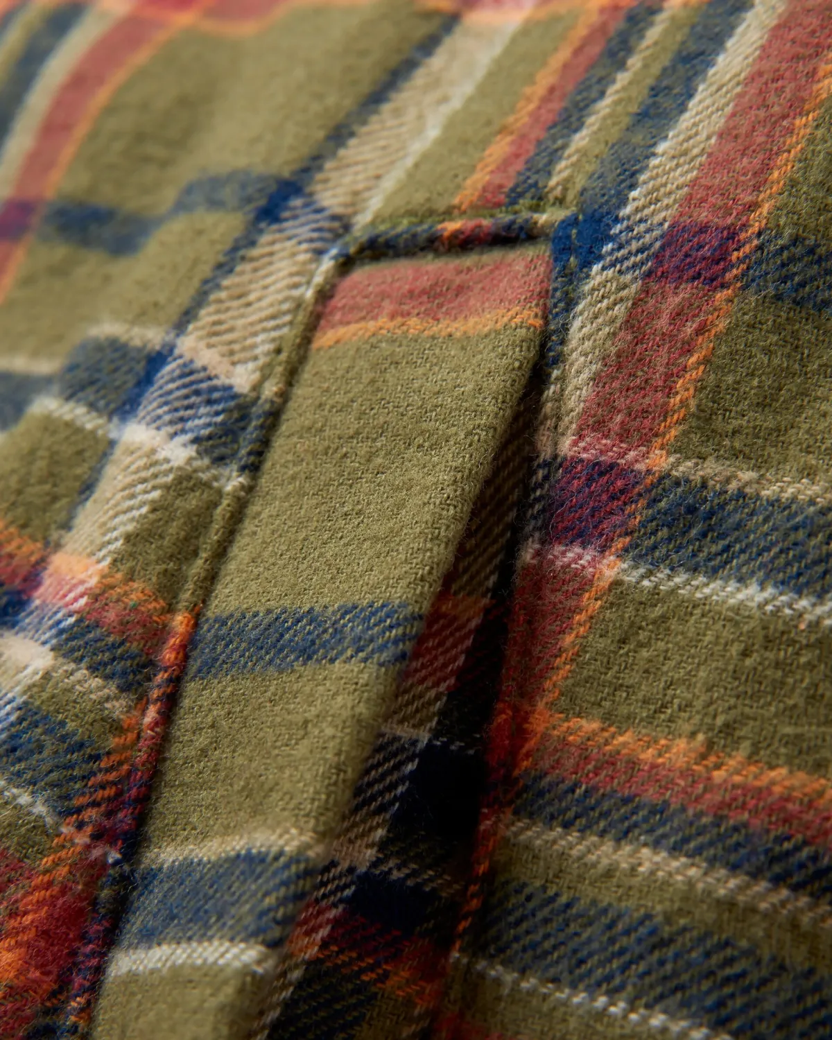 Shirts|Shirts|Passenger Stella Organic Cotton Long Sleeve Shirt - Khaki Green Check KhakiGreenCheck