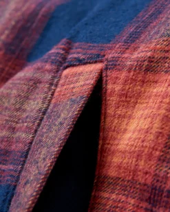 Shirts|Shirts|Passenger Stella Organic Cotton Long Sleeve Shirt - Rich Navy/ Red Ochre Check RichNavy/RedOchreCheck