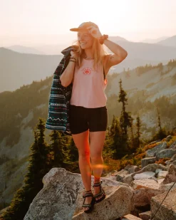 Tank Tops|Passenger Sunburst Organic Tank Top - Soft Shell Pink SoftShellPink