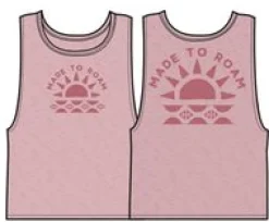 Tank Tops|Passenger Sunburst Organic Tank Top - Soft Shell Pink SoftShellPink